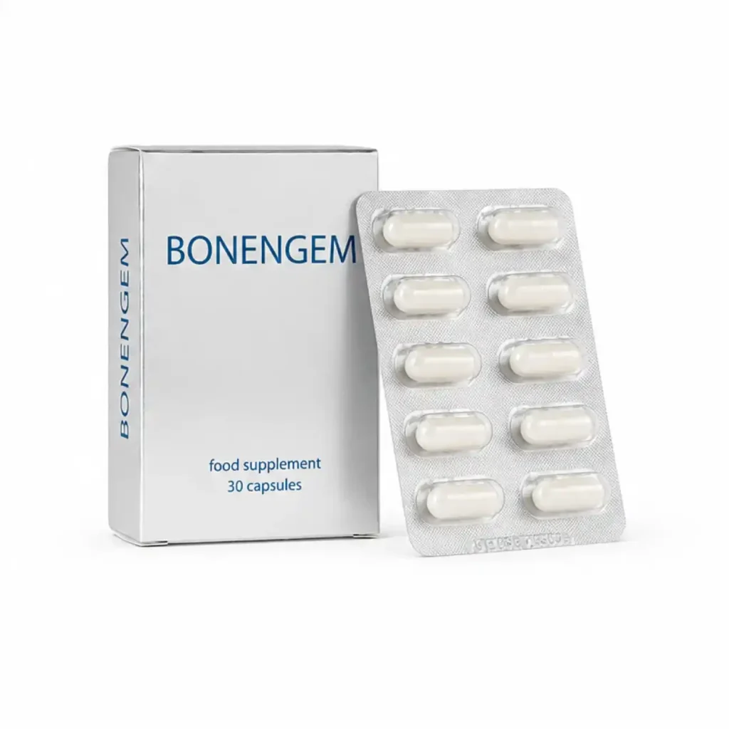 Ambalaj de transport și cutie de capsule Bonengem – vizualizare