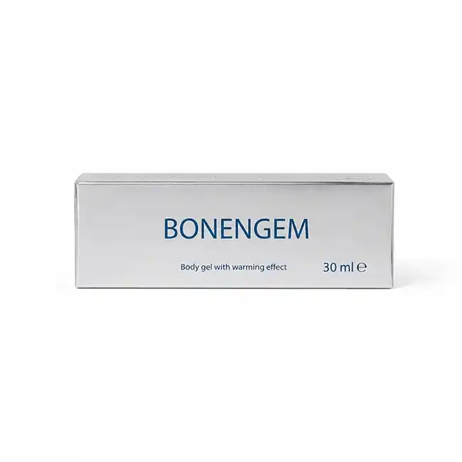 Ambalaj de transport pentru gelul Bonengem – vedere frontală