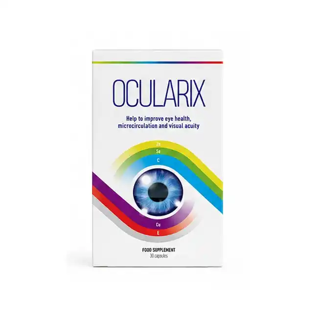 Ambalaj de transport Ocularix – vedere frontală